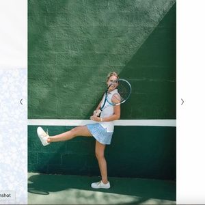 Tuckernuck, Cameran Eubanks, Blooms on Broad 14 Inch Slit Skirt Size Small, NWT